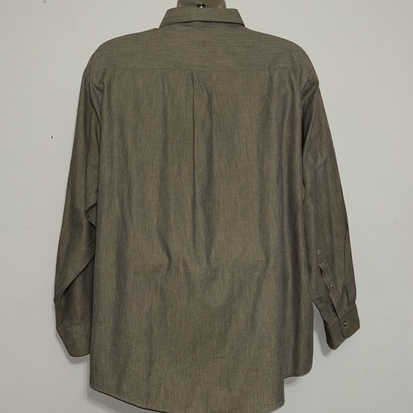 HATHAWAY CLASSIC MENS BUTTON DOWN DRESS SHIRT 100% COTTON - Picture 4 of 6